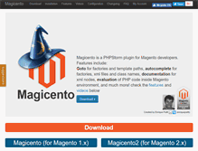 Tablet Screenshot of magicento.com